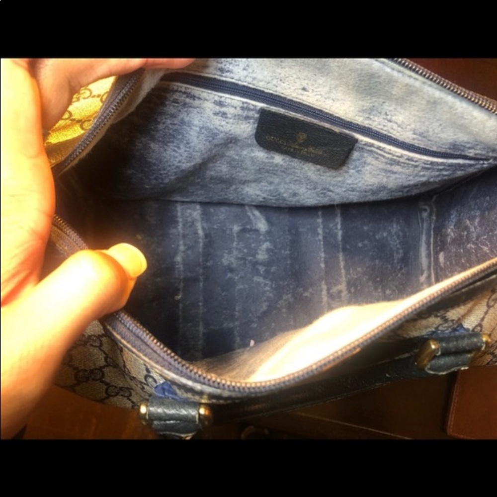 Gucci Boston vintage leather satchel - Picture 4 of 4